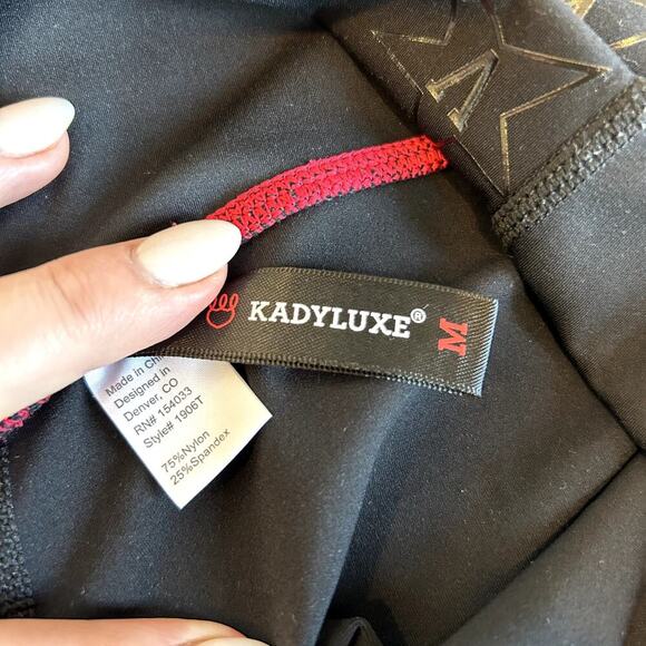 KADYLUXE Vanderbilt/Volunteers Leggings Black Sz M RARE - Picture 4 of 5